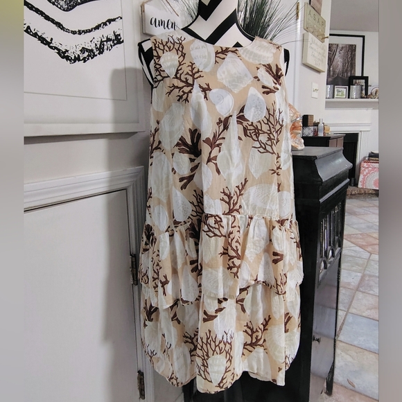 Tuckernuck Sandy Shell Cover Up Dress Women's Small Beach Party Resort Vacation - Picture 11 of 12